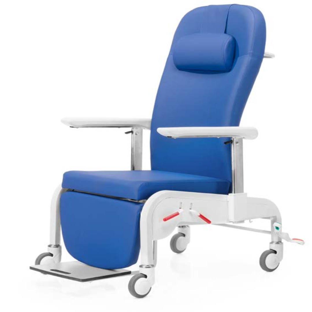 Breeze Patient Chair with Brake & Tray UK Supplier