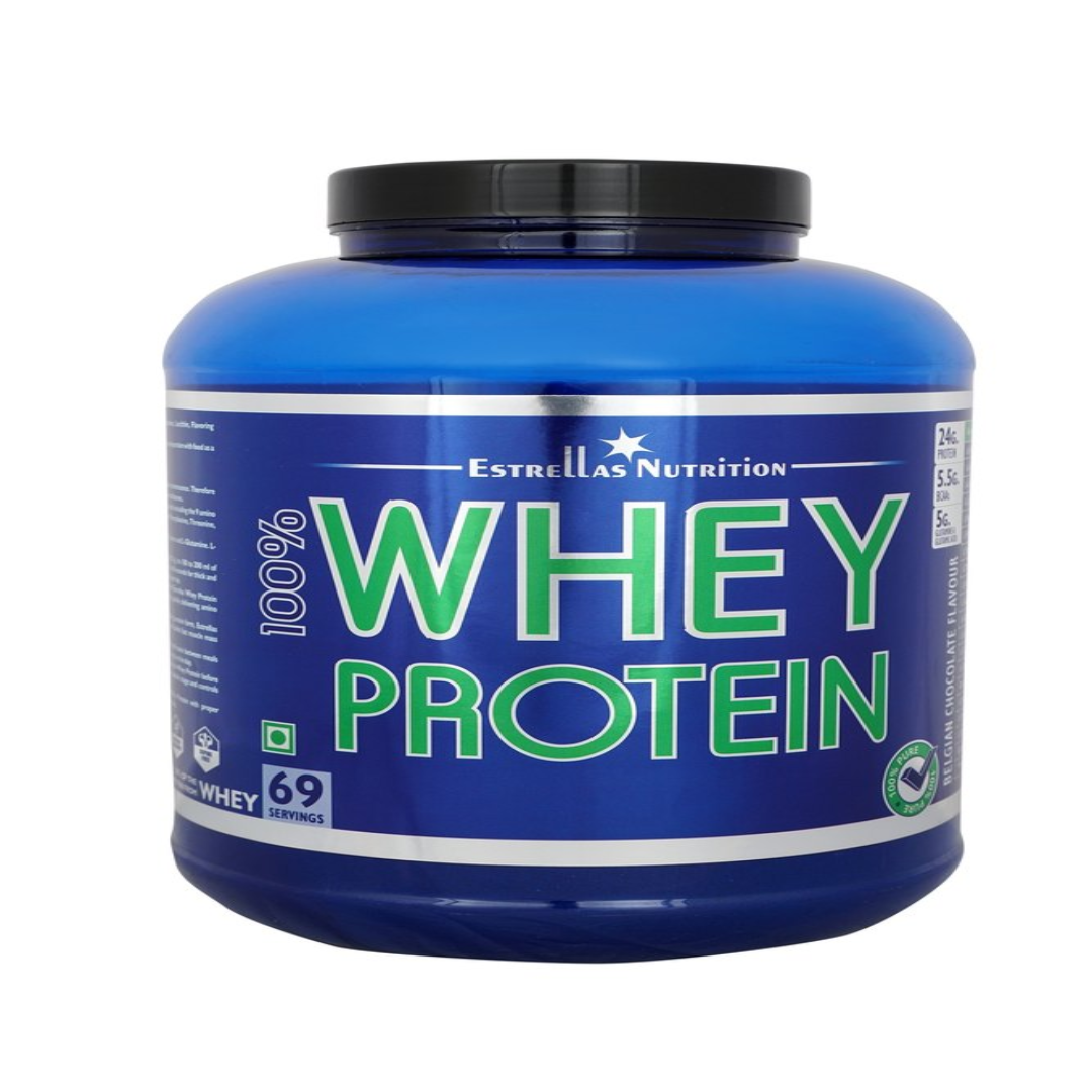 Estrellas Nutrition Muscle Building Workout Whey Protein Supplements, Packaging Size: 5 lbs