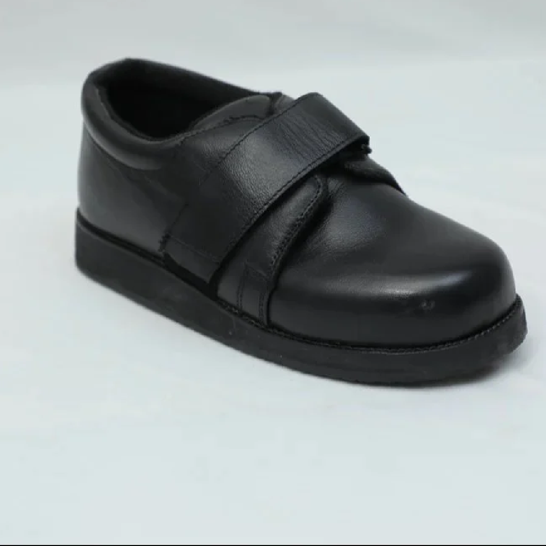 Orthopedic Male Black Diabetic Shoes