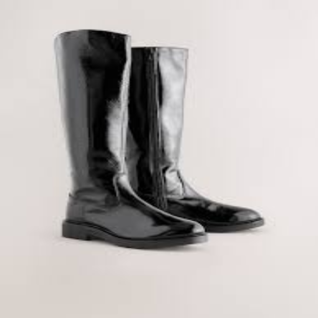 Stylish Leather Knee-High Boots For Women