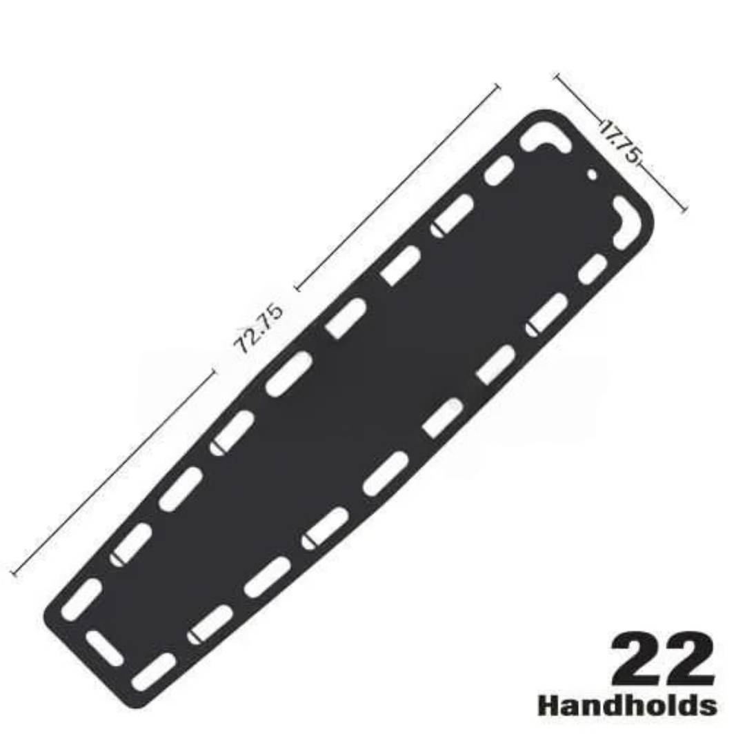 Spine Board Stretcher USA Durable Black Backboard Design