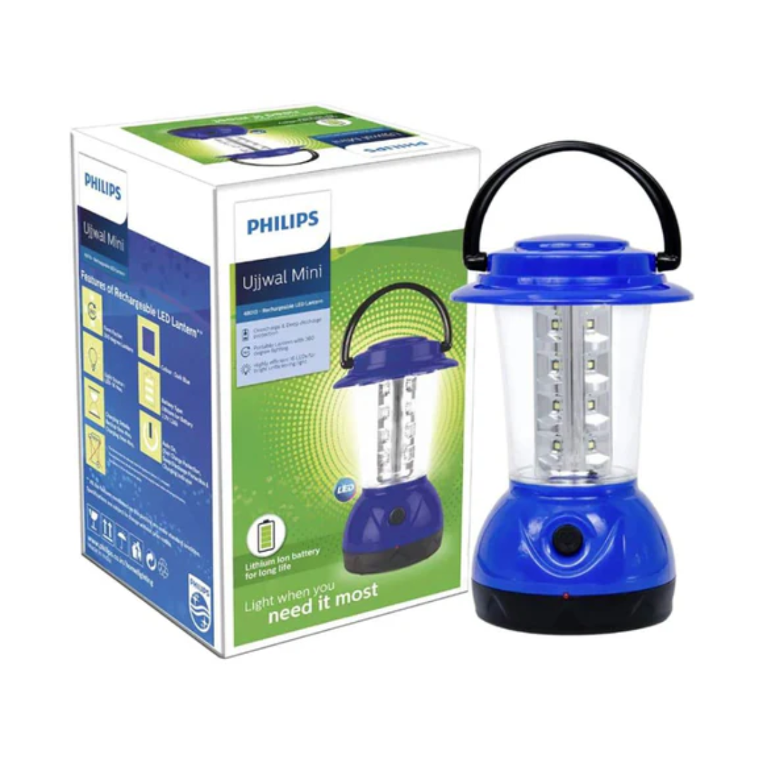 Philips Ujjwal Mini Emergency Lantern (Dark Blue)