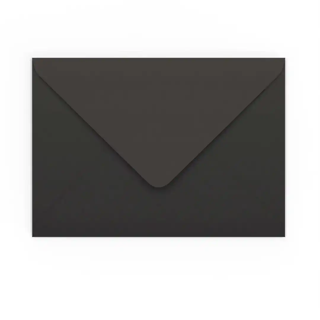 C5 Clariana Black Envelope 162x229mm UK Stationery