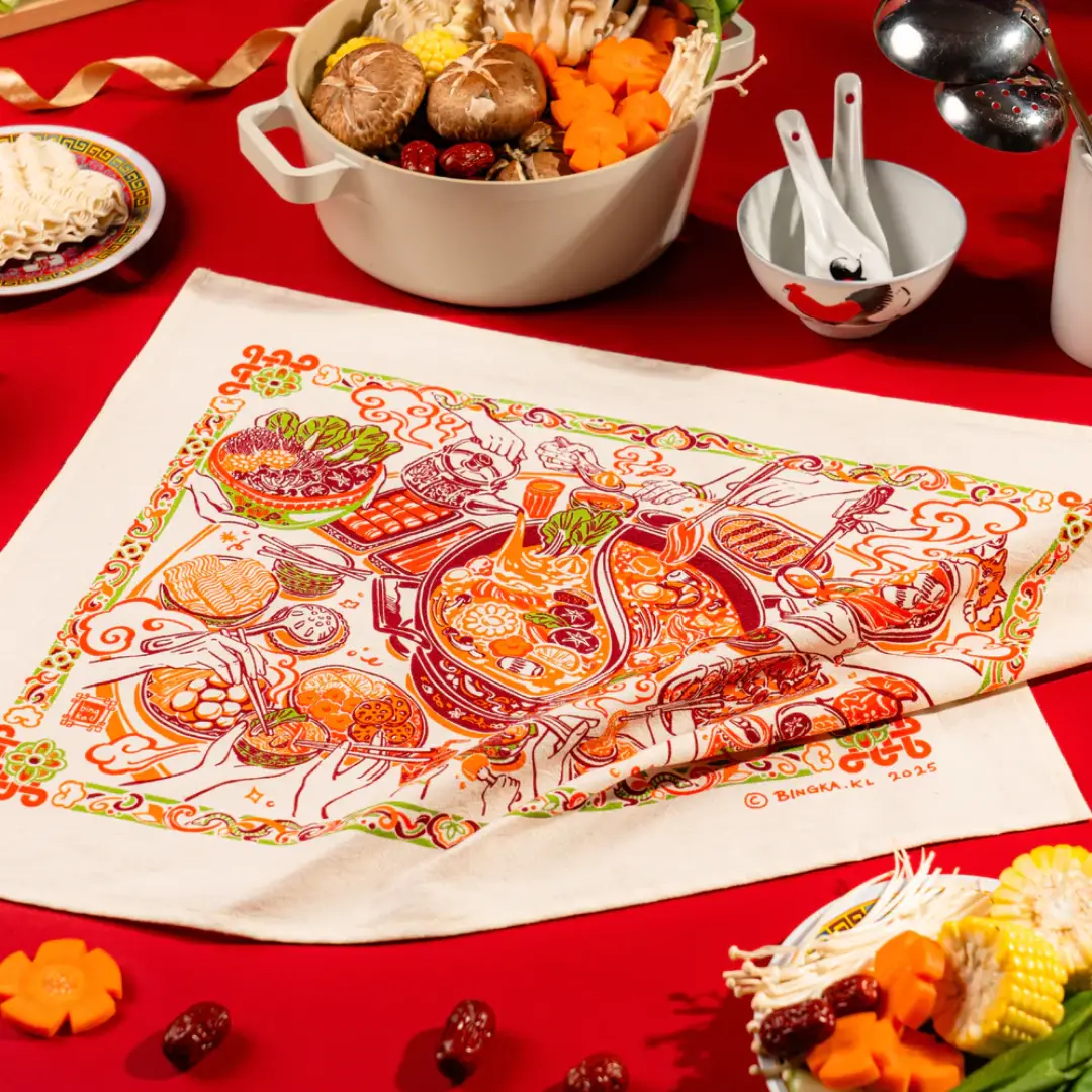 Hotpot Tea Towel – Premium Kitchen Linen | Malaysia Supplier