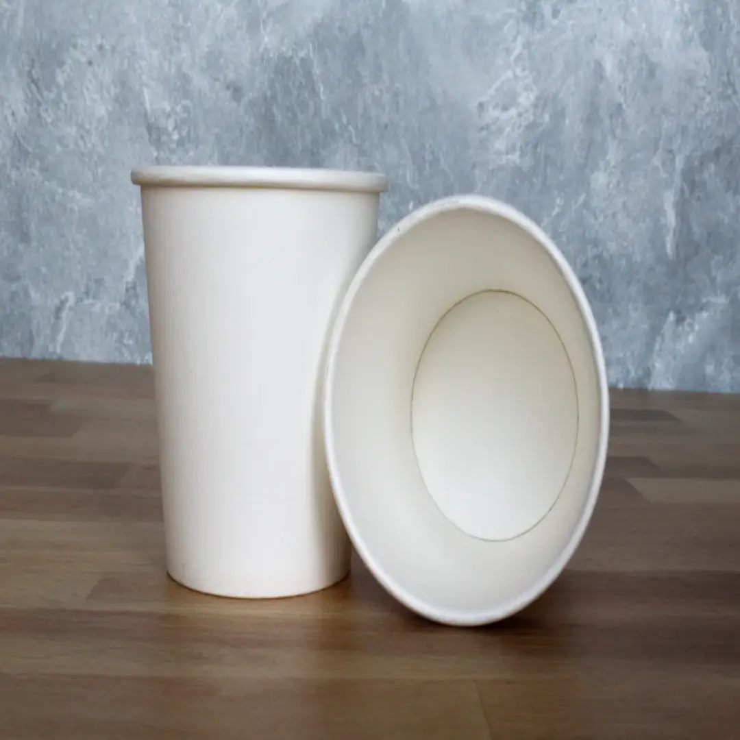 6oz Paper Hot Cups 1000pcs Disposable White Cups USA