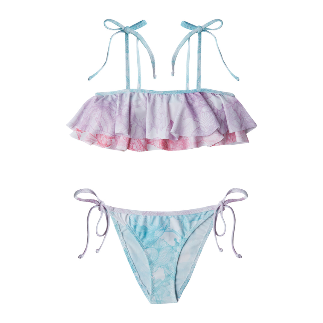 Girls Raxevsky Pastel Floral Bikini – Kids Swimwear | UK Wholesaler