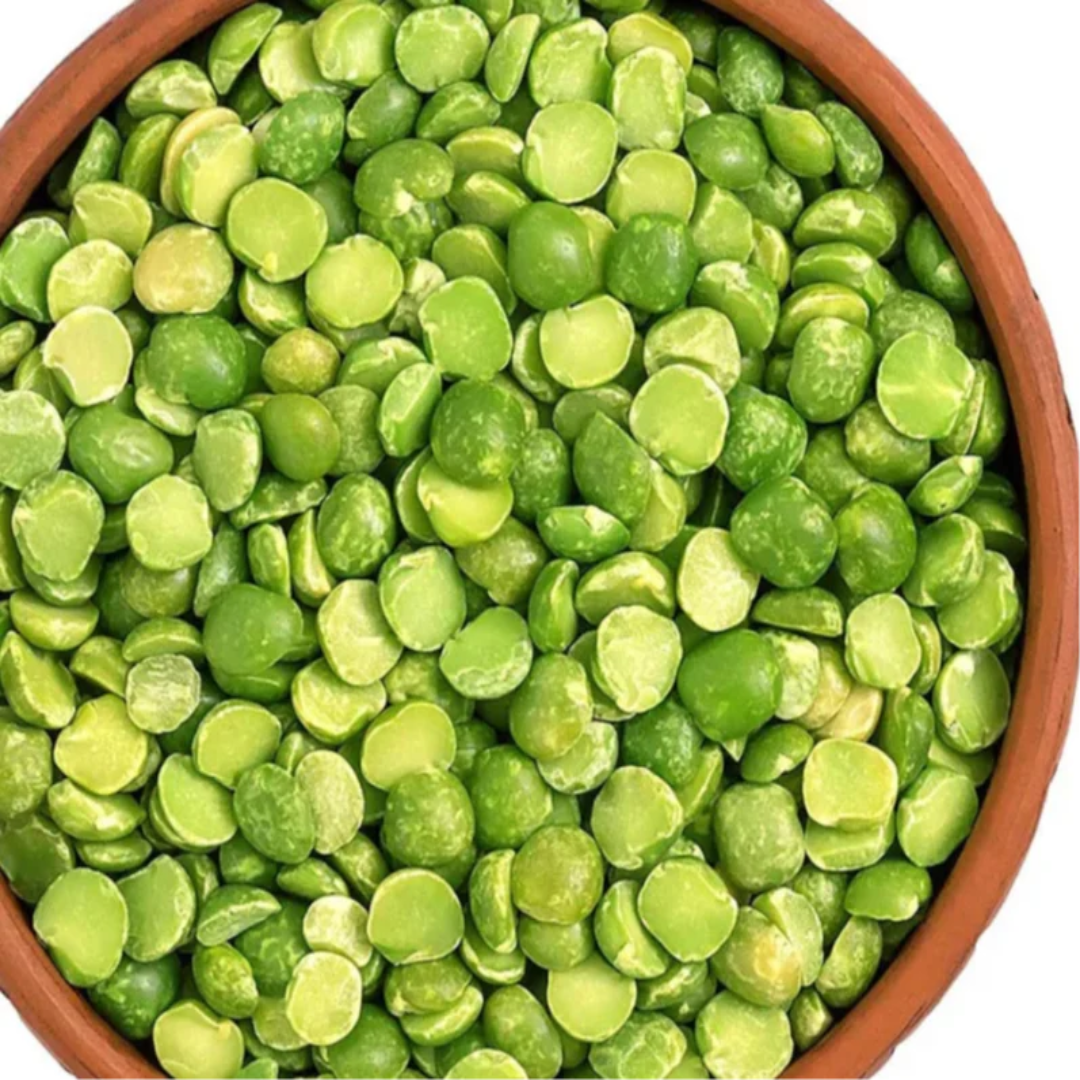 Green Pea Splits, Aashirvad, 25 Kg