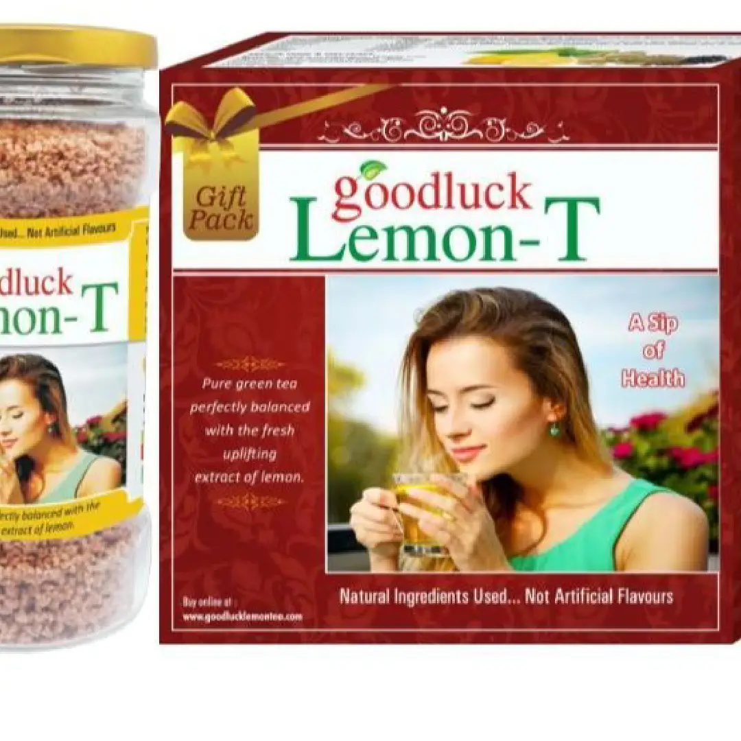 Goodluck Lemon-T Herbal Tea - A Sip of Health, Granules, 220 Gm