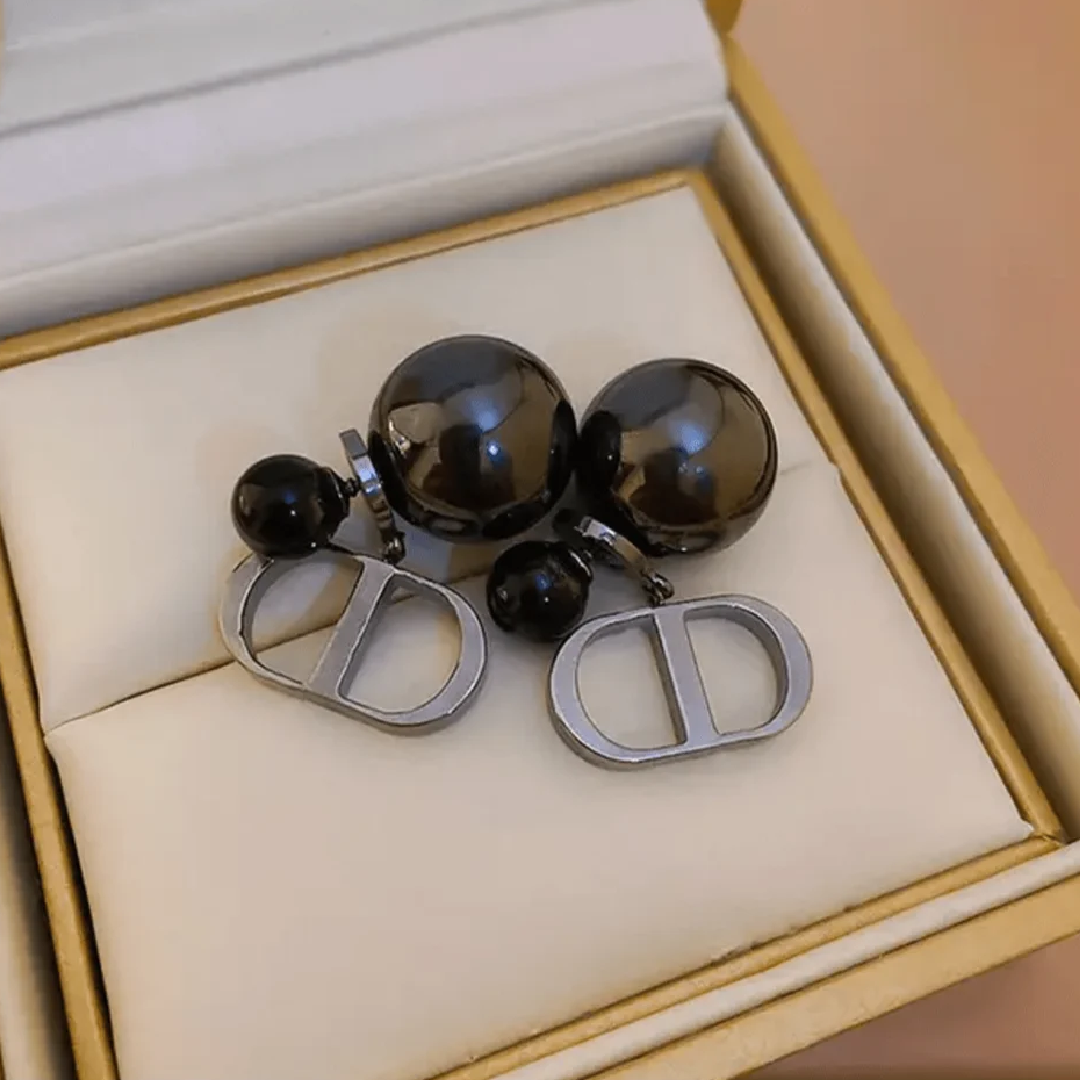 Exclusive Two-Tone Designer Earrings - Elegant & Stylish 