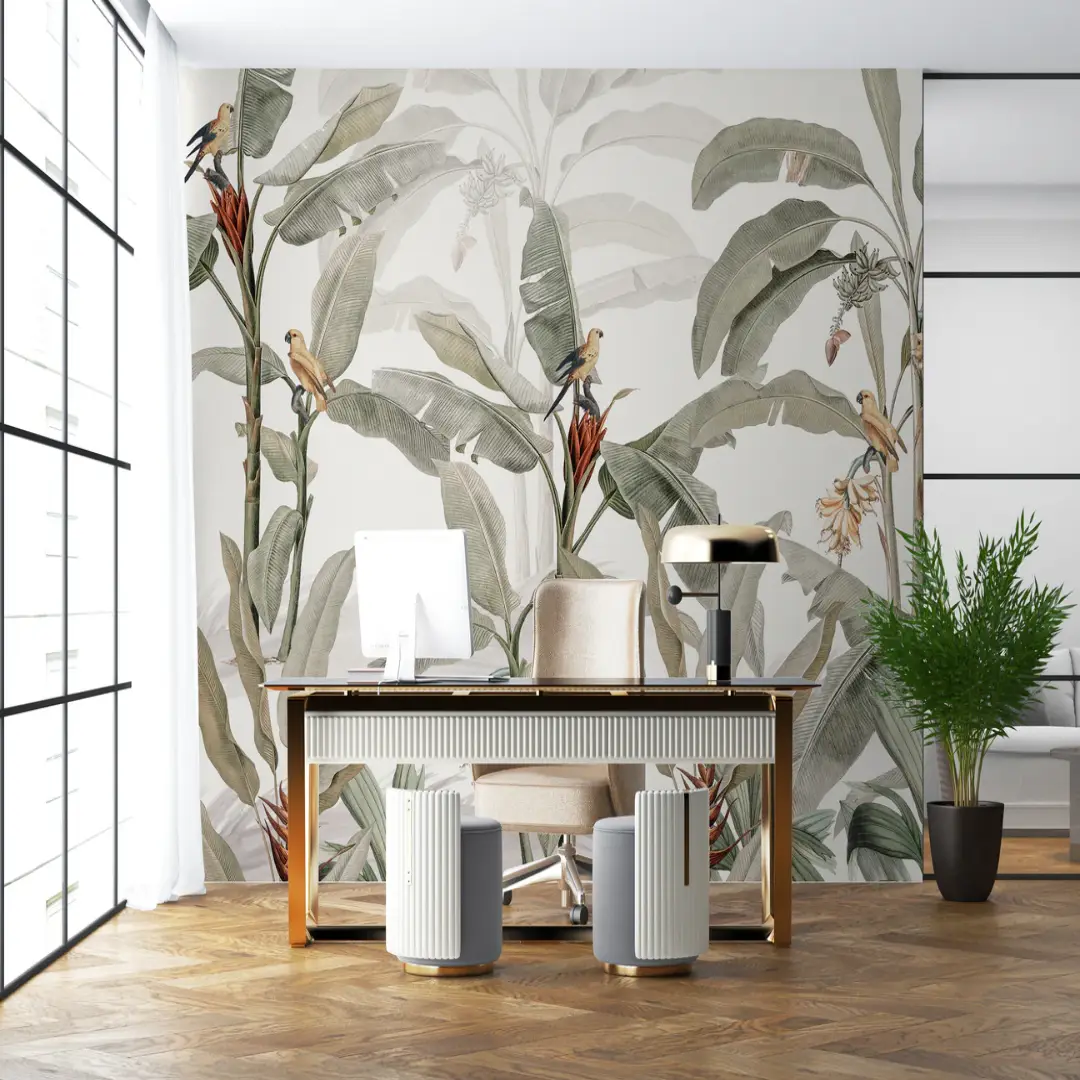 Birds on the Leaves Wall Art USA Nature Inspired Decor