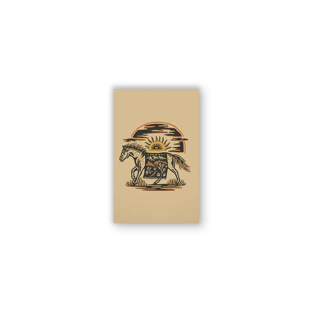 Wild West Pocket Notebook Vintage Style USA