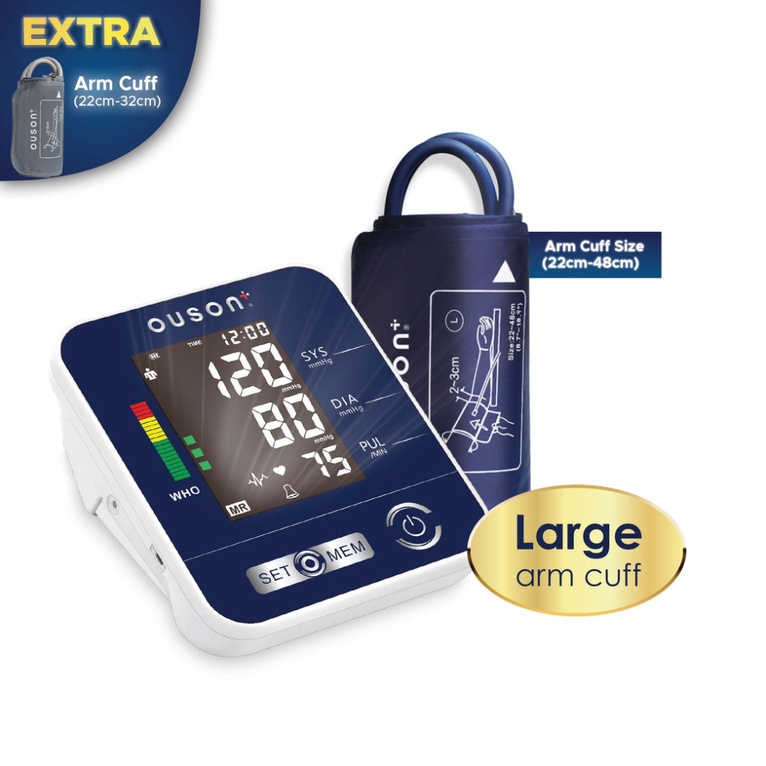Ouson 3.5" Digital BP Monitor Pro Health Tool Malaysia