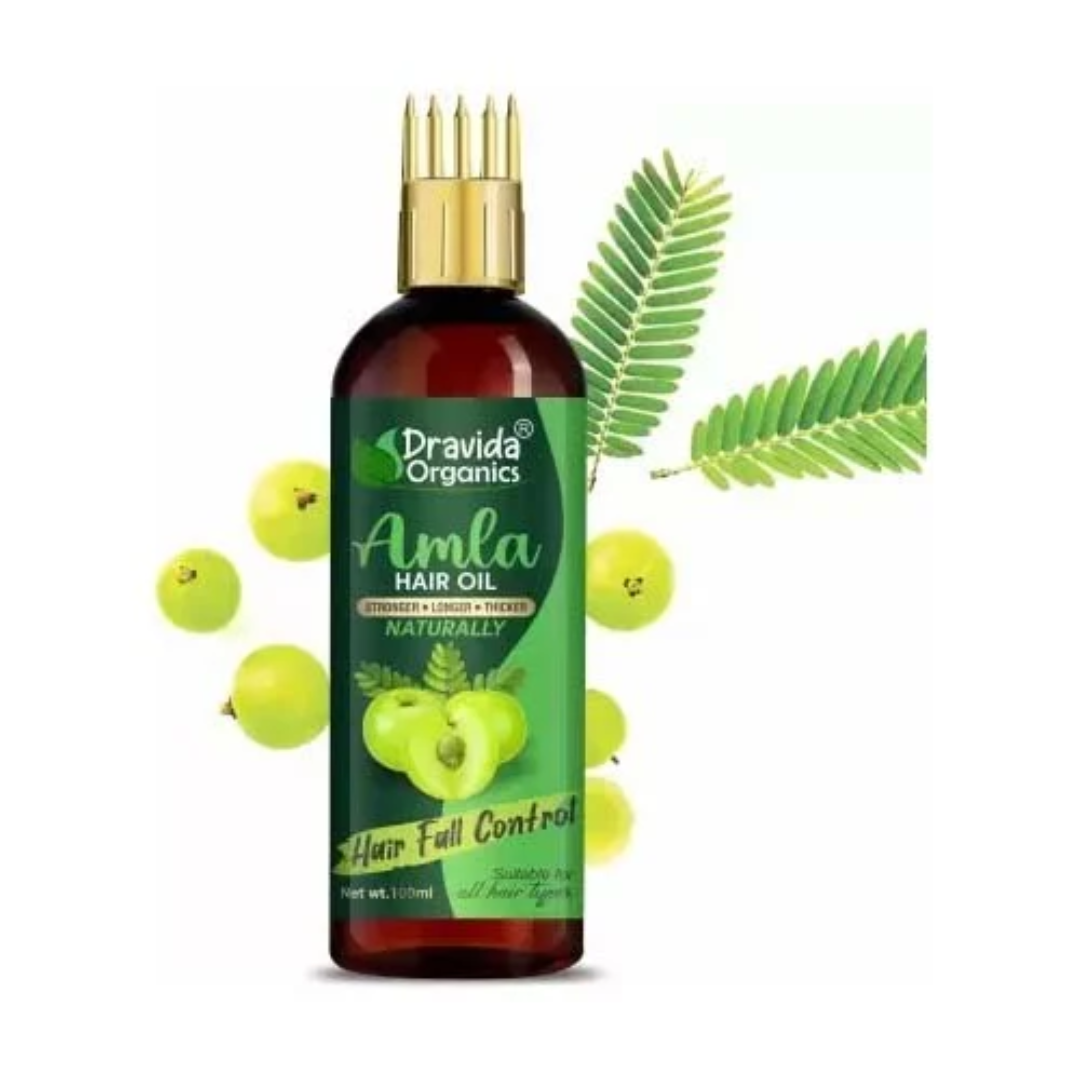 Amla Hair Oil - Pure Cold Pressed Indian Gooseberry Oil - Intensive Hair Care Hair Oil (100 ml)