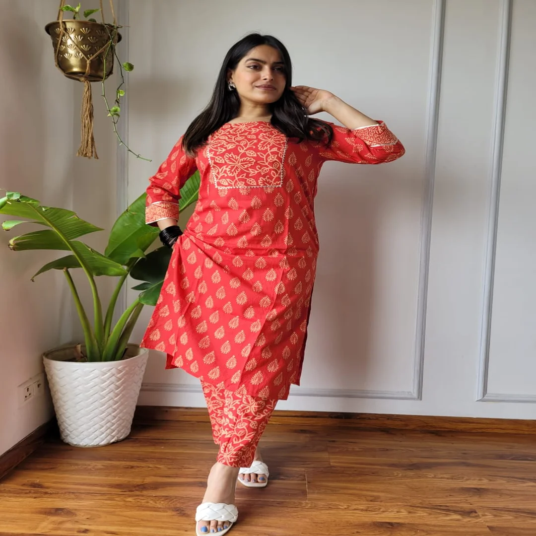 Cotton Kurti With Pant
