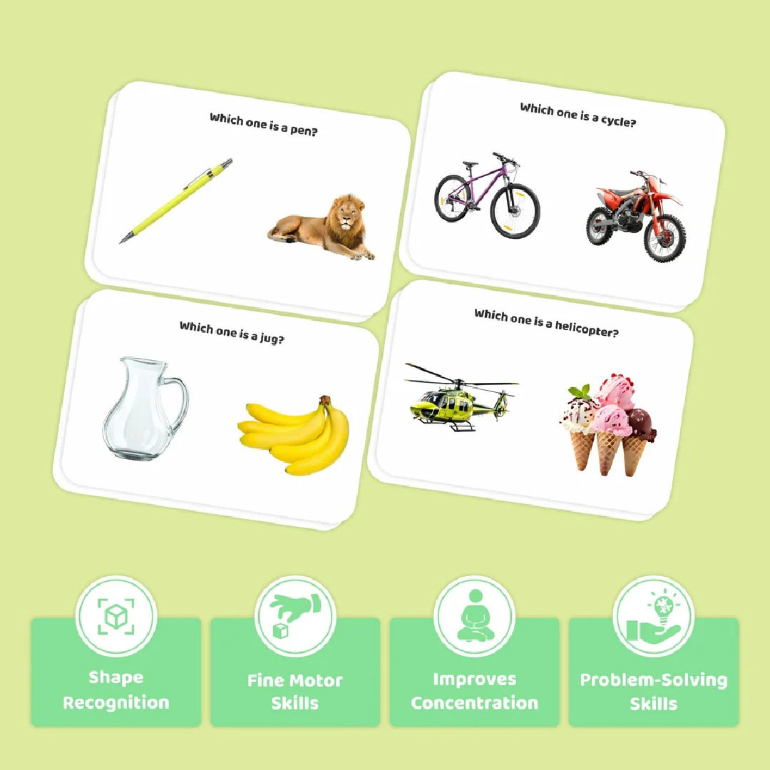 Which Question Educational Cognitive Games For Kids, Thinking, Child Age Group: 4-6 Yrs