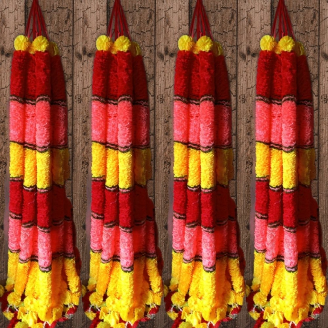 Multicolor Artificial Flower Decoration Garlands