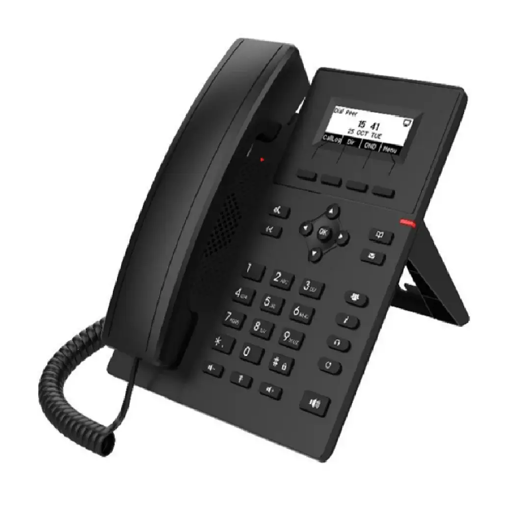 Black Clixxo IPX 930 SIP VoIP Phone High-Quality Communication