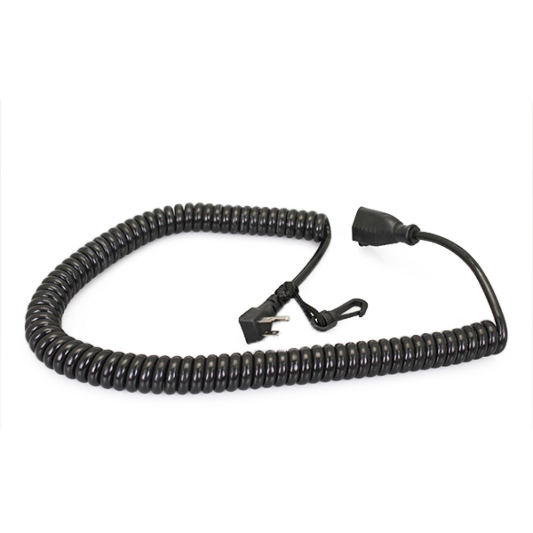 Coiled Extension Cords Tangle-Free Power Cables USA