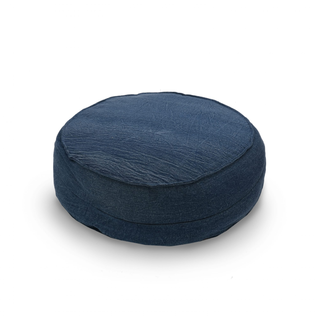 Denim Splicing Floor Cushions – Decorative Home Seating Supplier | Malaysia