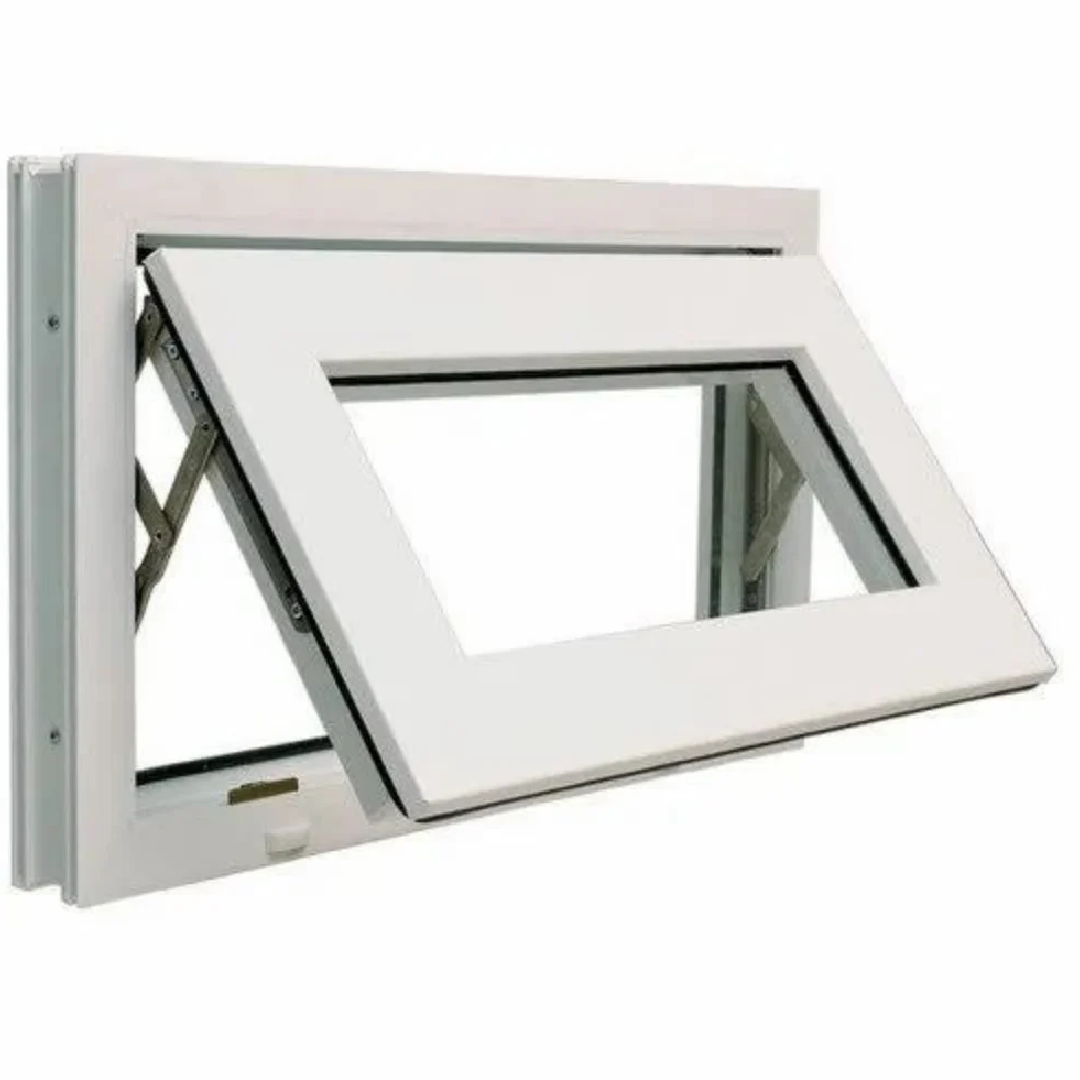 White UPVC Top Hung Windows for Doors & Ventilation