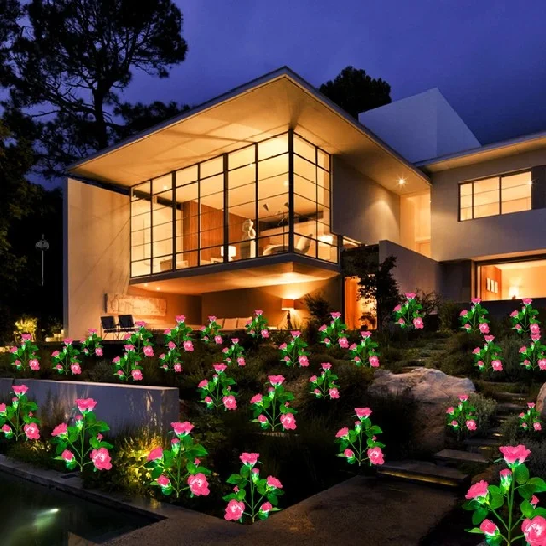 Outdoor waterproof solar garden light