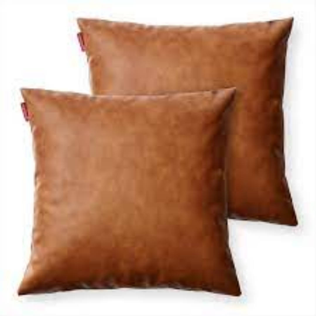 Handmade Leather Throw Pillows For Home Decor