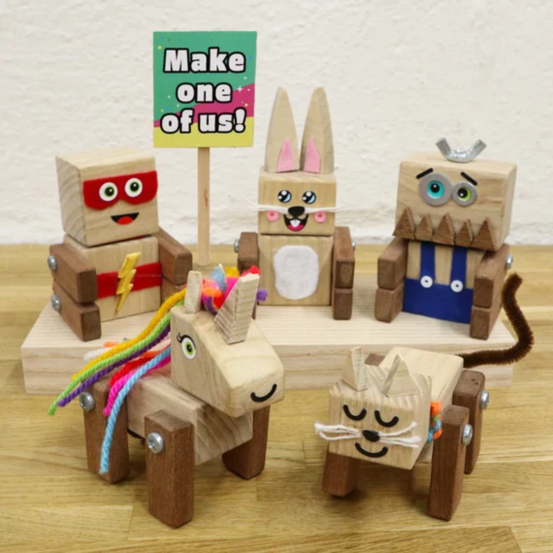 Wooden Craft Kits DIY Art Projects UK
