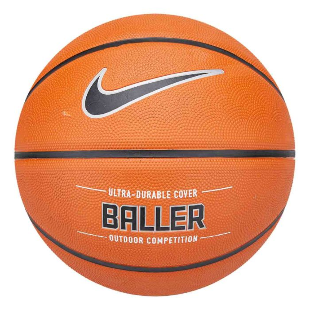 Nike Baller SP Outdoor Basketball (Amber/Black/Metallic Silver, Size 7)