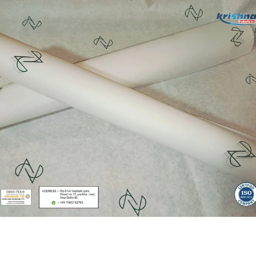 White Custom Printed Wrapping Paper Manufacturer In Mumbai, For Gift Packaging, 20 GSM