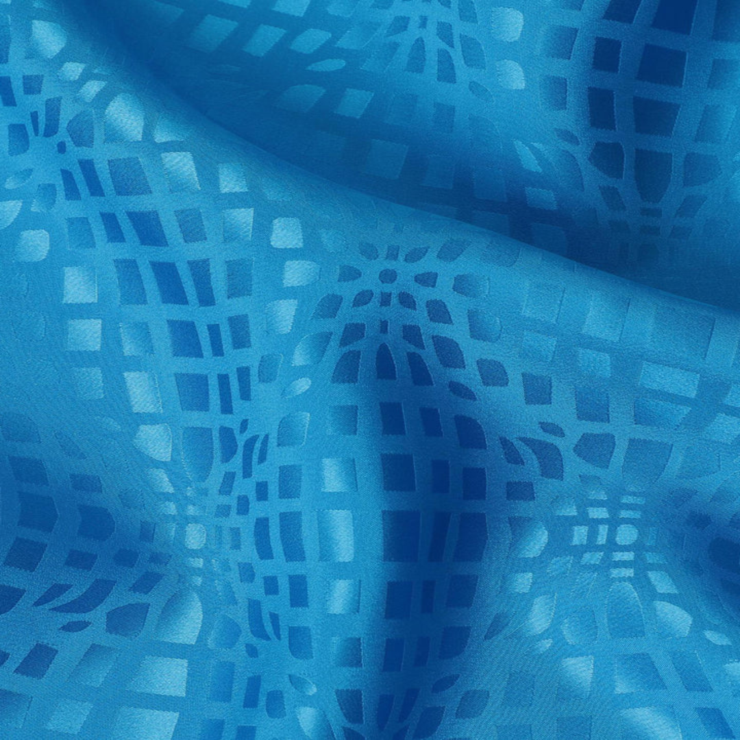 Jacquard Silk Fabrics Patterned Luxury UAE Supplier