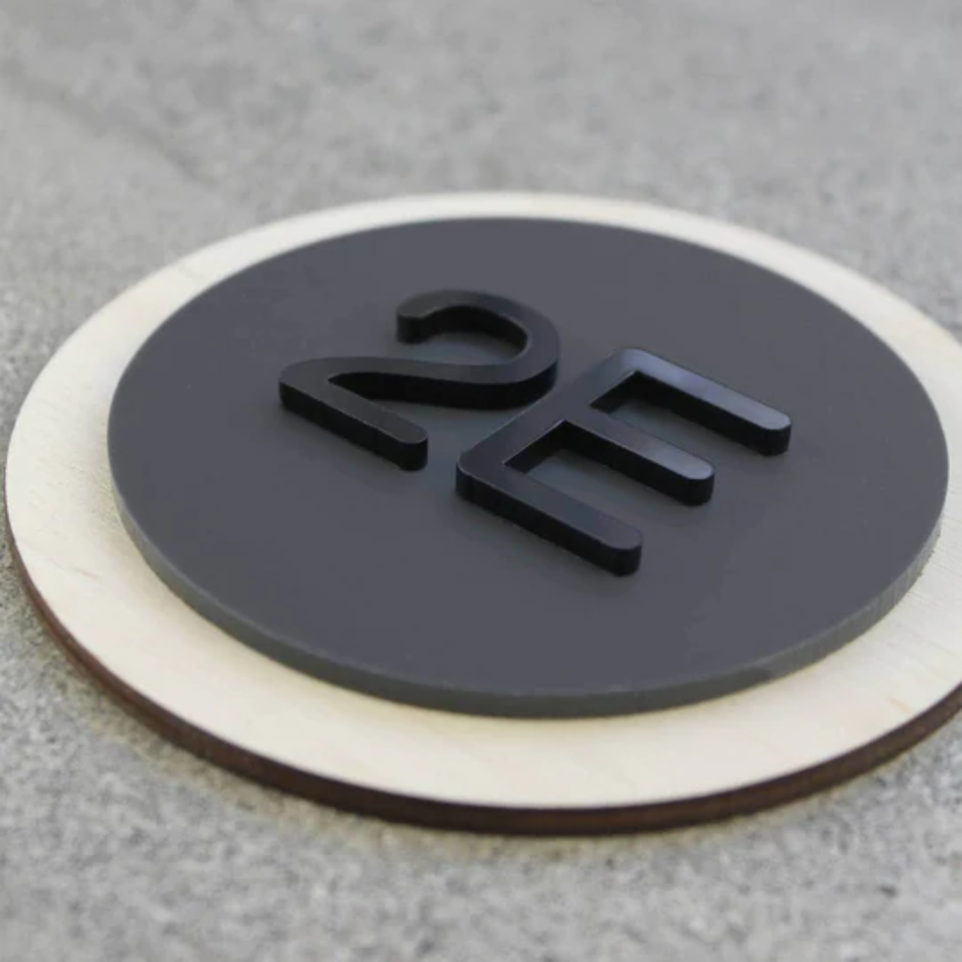 Custom Room Number Plates Perfect for Hotels