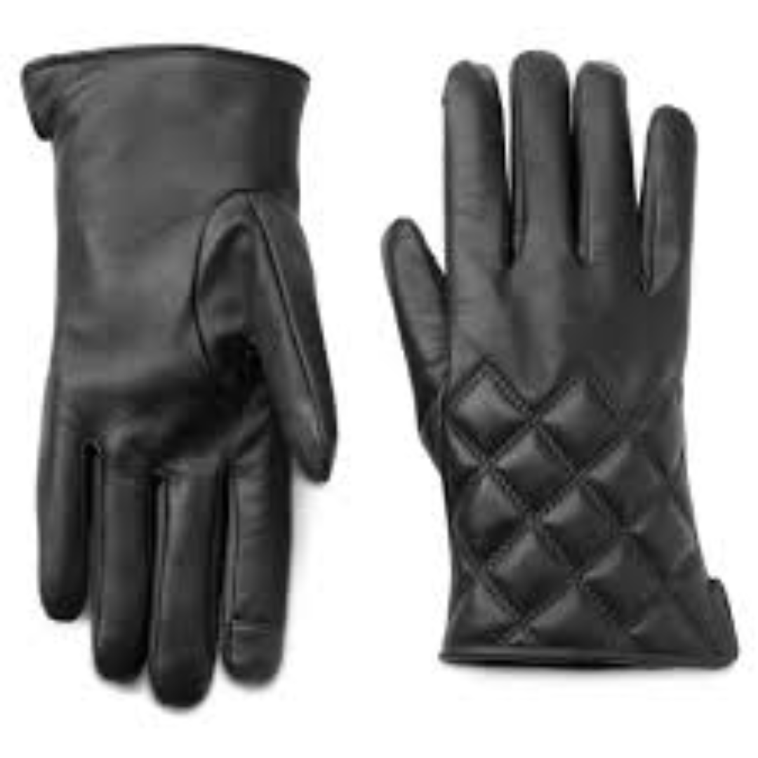 Warm Leather Gloves For Winter Use.