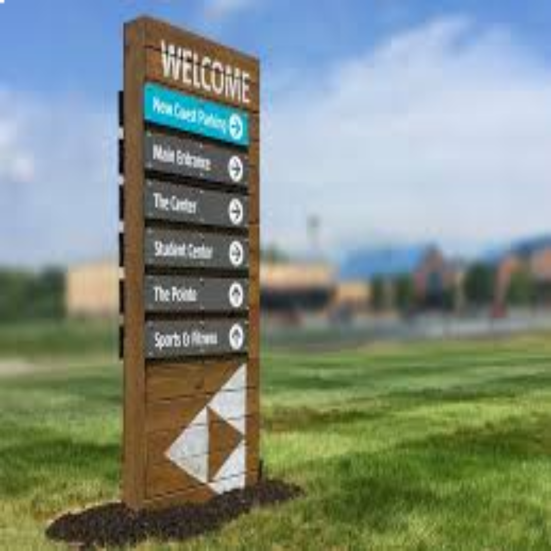Outdoor Directional Signage For Office Buildings