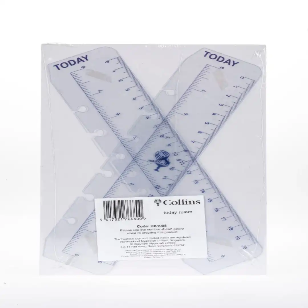 Desk Organiser Ruler Refill Pack 2 UK Stationery