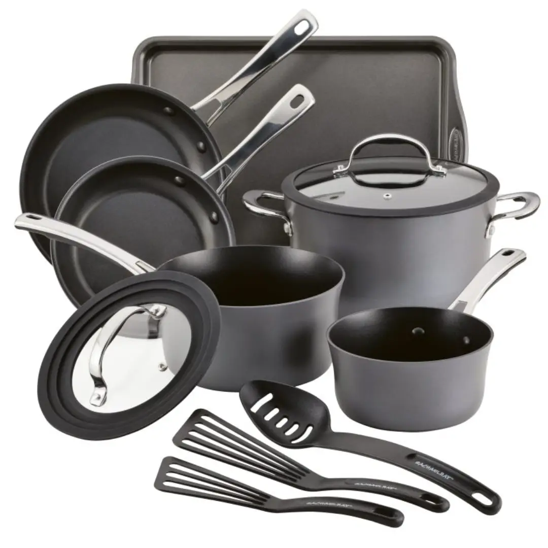 11-Piece Hard Anodized Nonstick Cookware Set – Kitchenware Supplier | USA