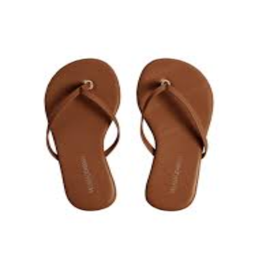 Genuine Leather Flip-Flops For Summer Wear