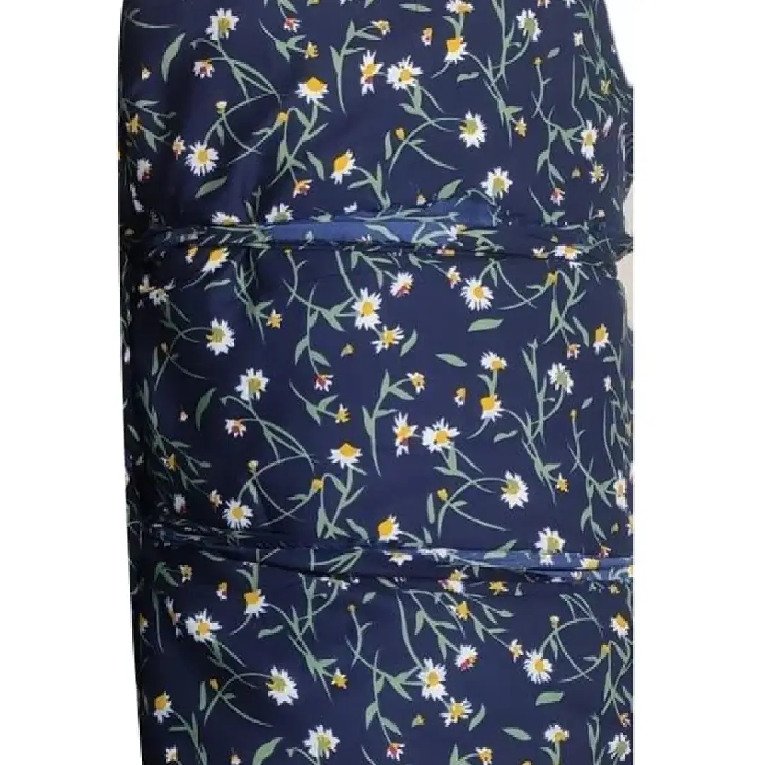 Blue Polyester Crepe – Stylish & Lightweight