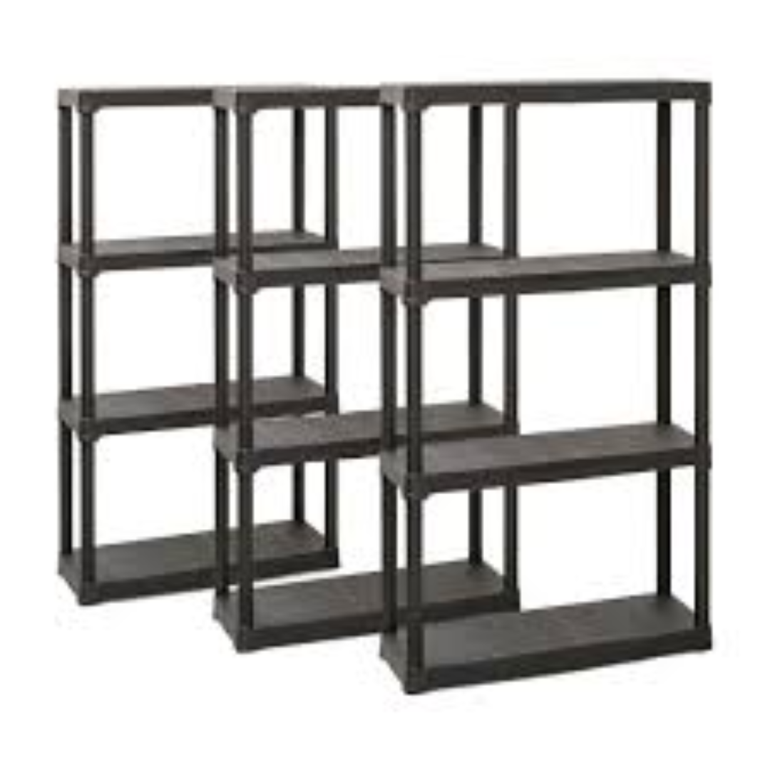Durable Plastic Shelving Systems For Warehouse Storage