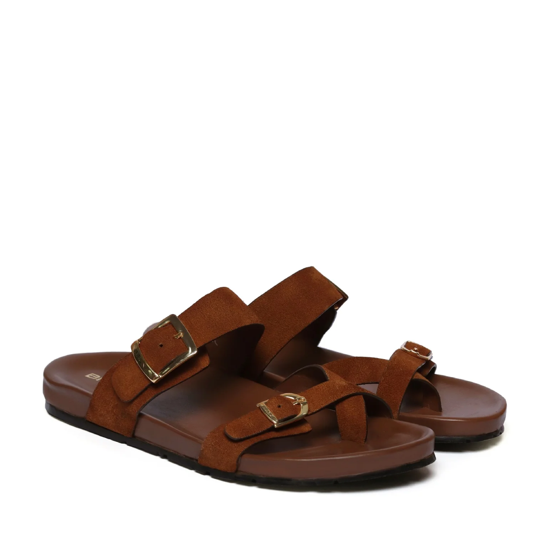Men's Leather Slippers Soft Sole