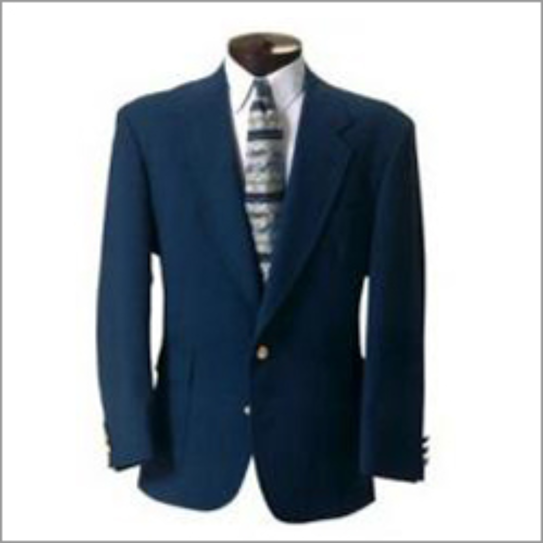 Mens Black Blazer - Feature: Washable