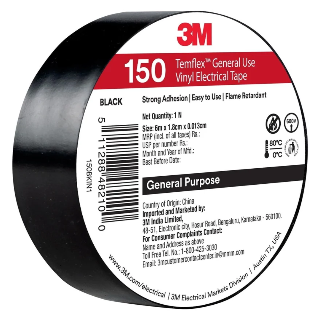3M Temflex 150 Vinyl Electrical Tape