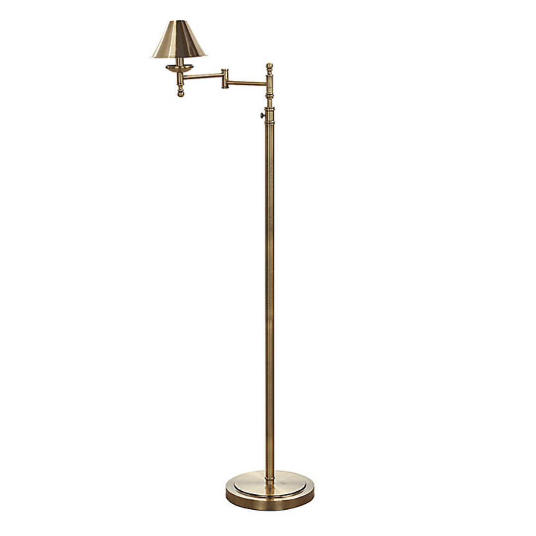Penny Swing Arm Floor Lamp – Adjustable Reading Light | USA Distributor