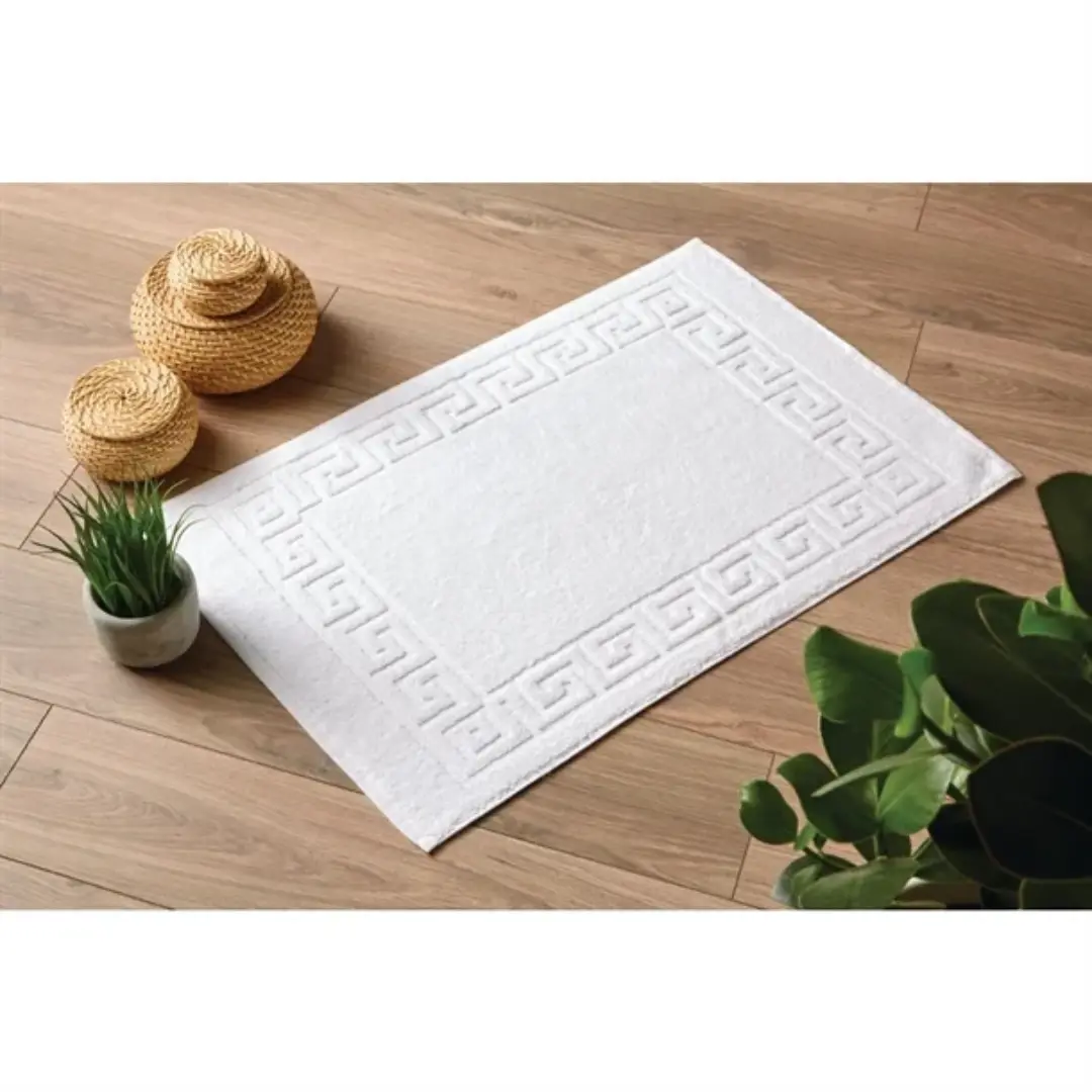 Eco Bath Mat – Soft White Sustainable Rug | UK Bathroom Wholesaler