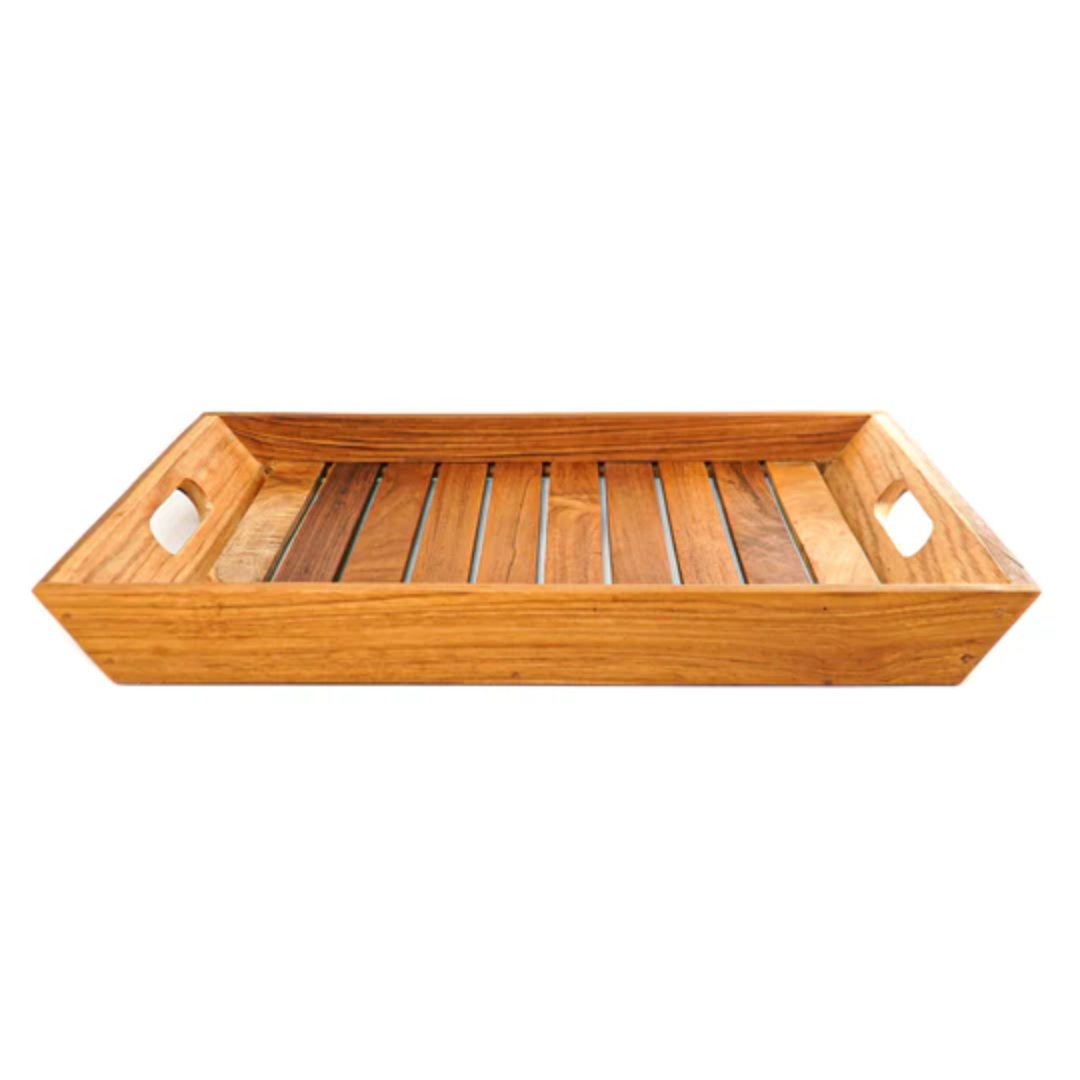 Teak Wood Serving Tray – Premium Kitchenware | USA Supplier