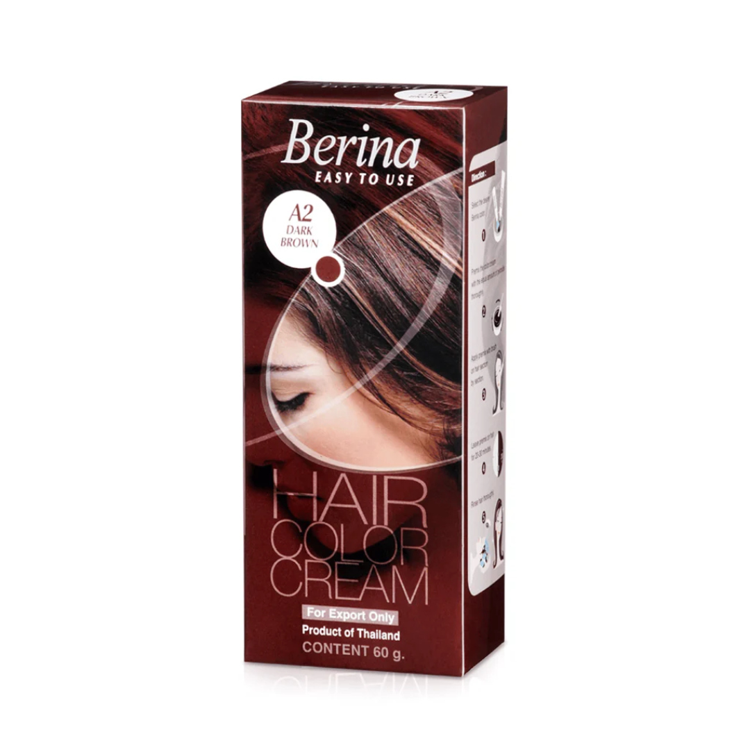 Berina Professional | Permanent Hair Color Cream | 60gm Long Lasting Color