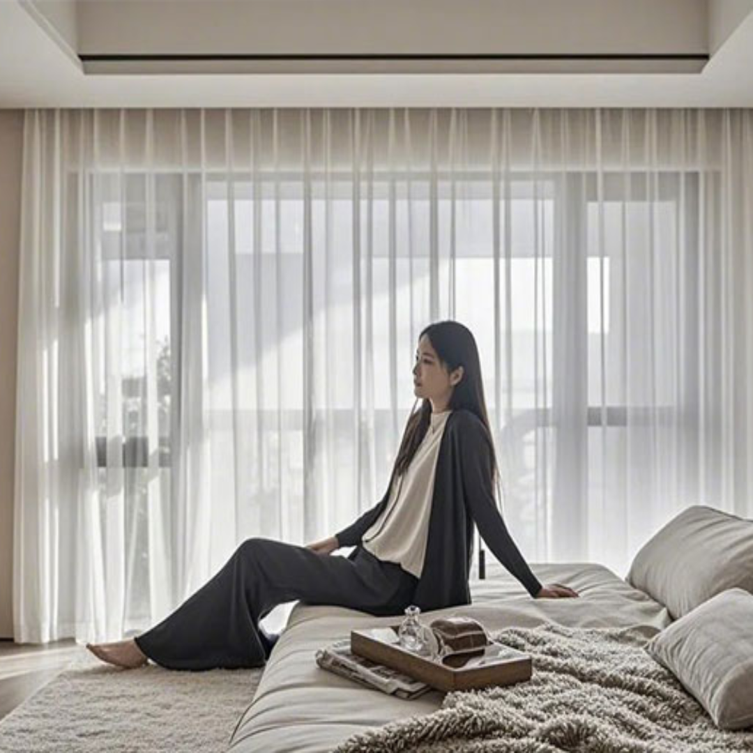 Wholesale Begoodtex Fire Resistance Sheer Curtains Christmas Island
