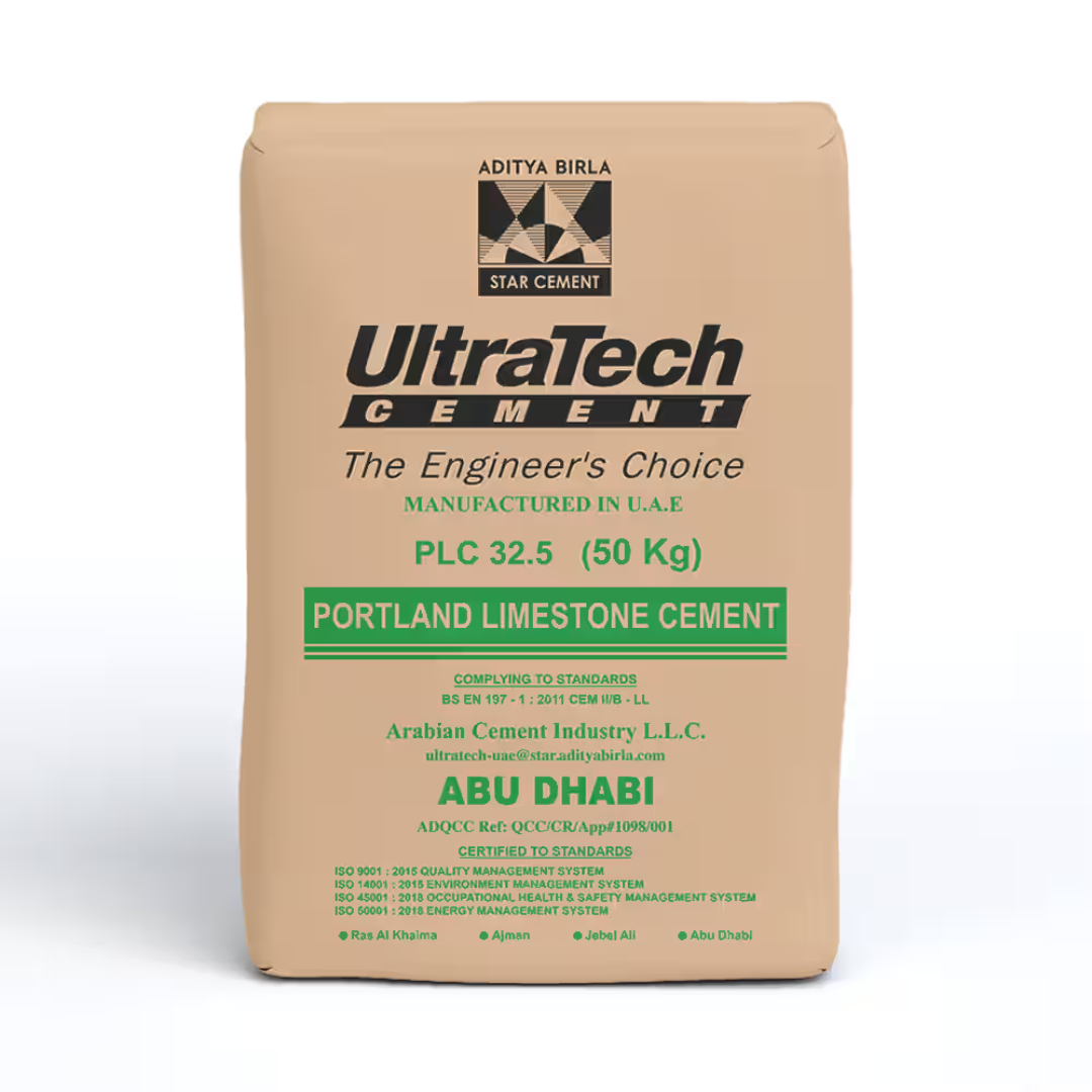 Wholesale UltraTech Portland Limestone Cement 50KG Supplier in UAE
