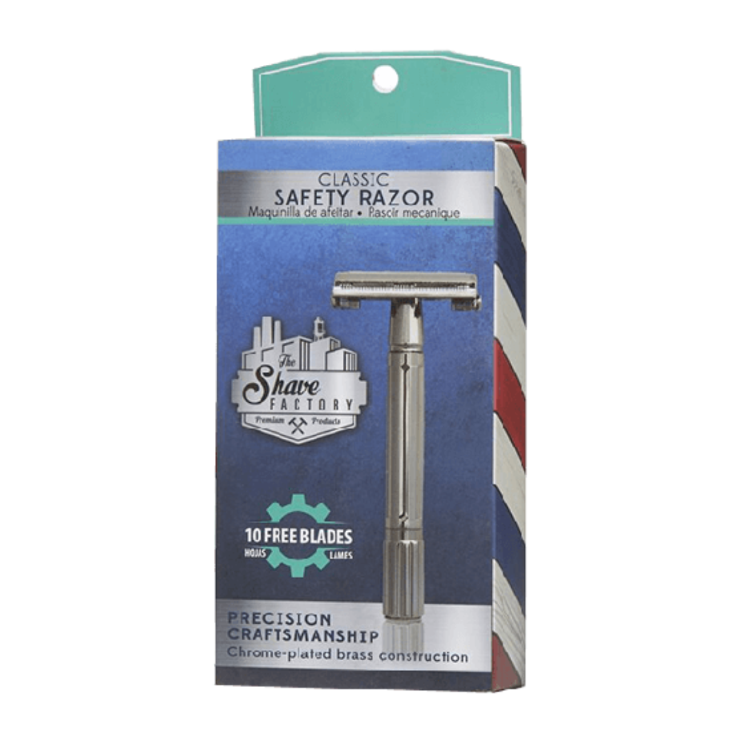 The Shave Factory Razor for Men – Classic Safety Blades | Supplier from UK
