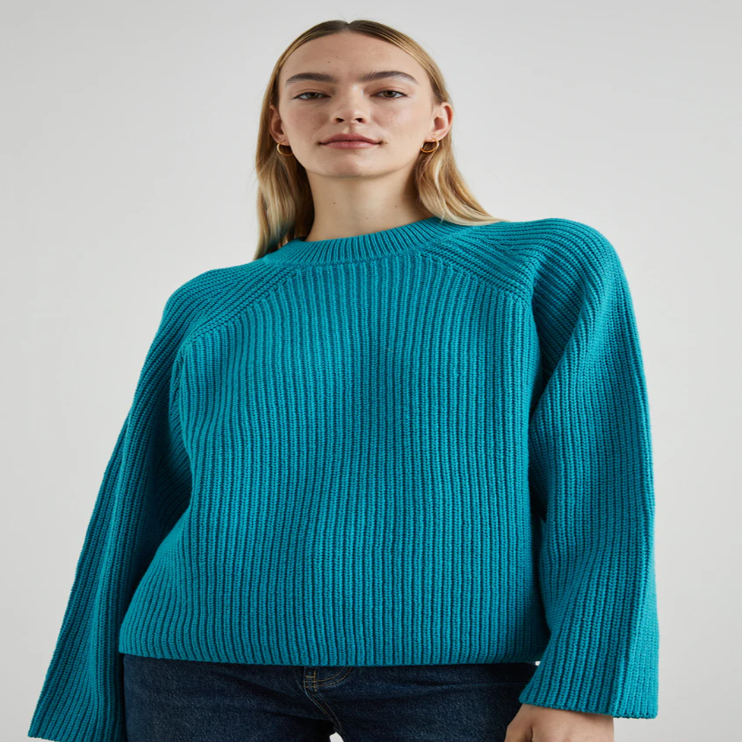 Rita Crewneck Sweater – Cozy Women's Knitwear | US Supplier
