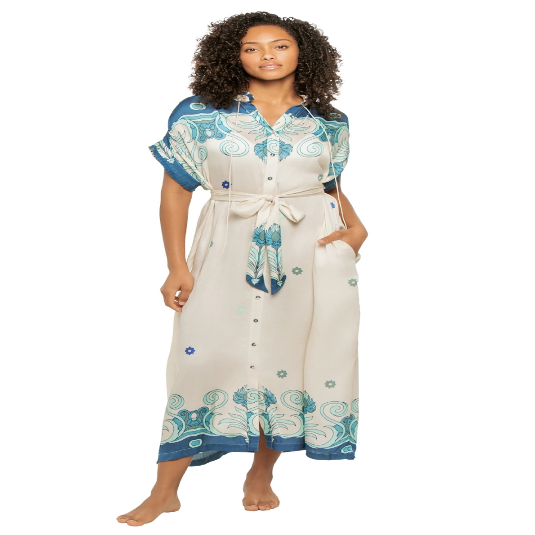 Valerie Lightweight Caftan Cover Up – Stylish Beachwear | USA Supplier